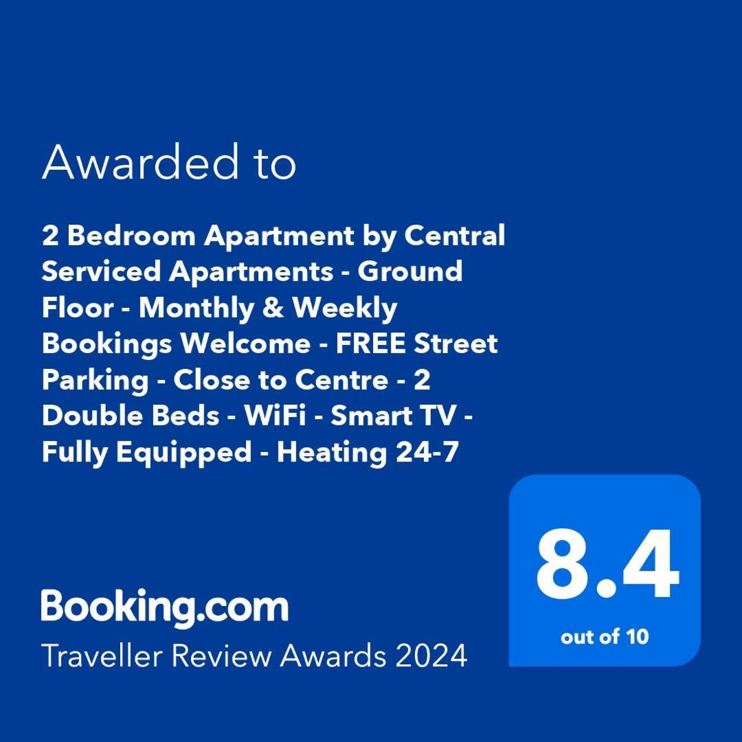 Central Serviced Apartments - 2 Bedroom - Ground Floor - Monthly & Weekly Bookings Welcome - Free Street Parking - 2 Double Beds - Wifi - Smart Tvs In Rooms - Fully Equipped - Heating 24-7 - Contractor & Short Stay Favourite Dundee Extérieur photo