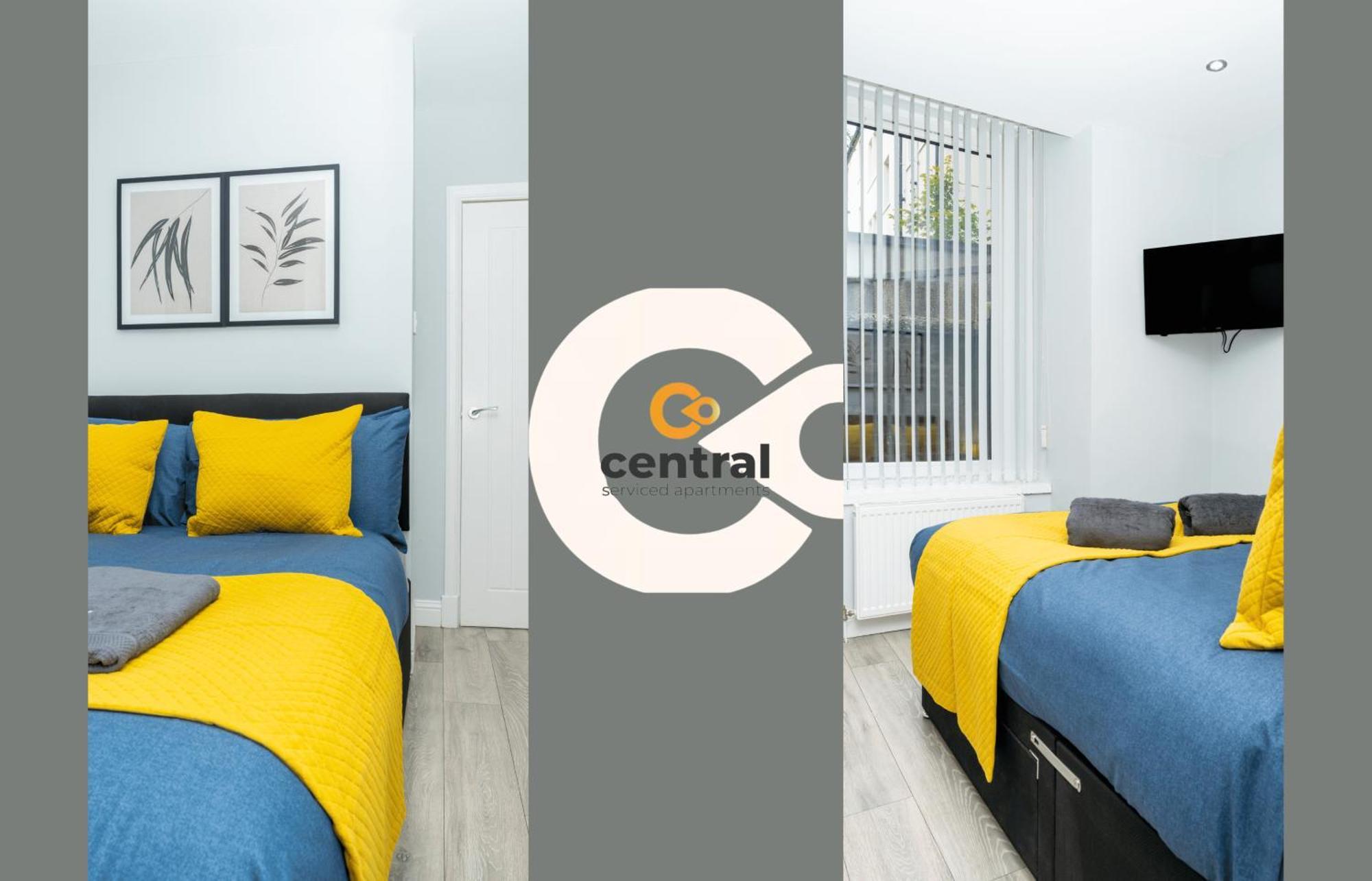 Central Serviced Apartments - 2 Bedroom - Ground Floor - Monthly & Weekly Bookings Welcome - Free Street Parking - 2 Double Beds - Wifi - Smart Tvs In Rooms - Fully Equipped - Heating 24-7 - Contractor & Short Stay Favourite Dundee Extérieur photo